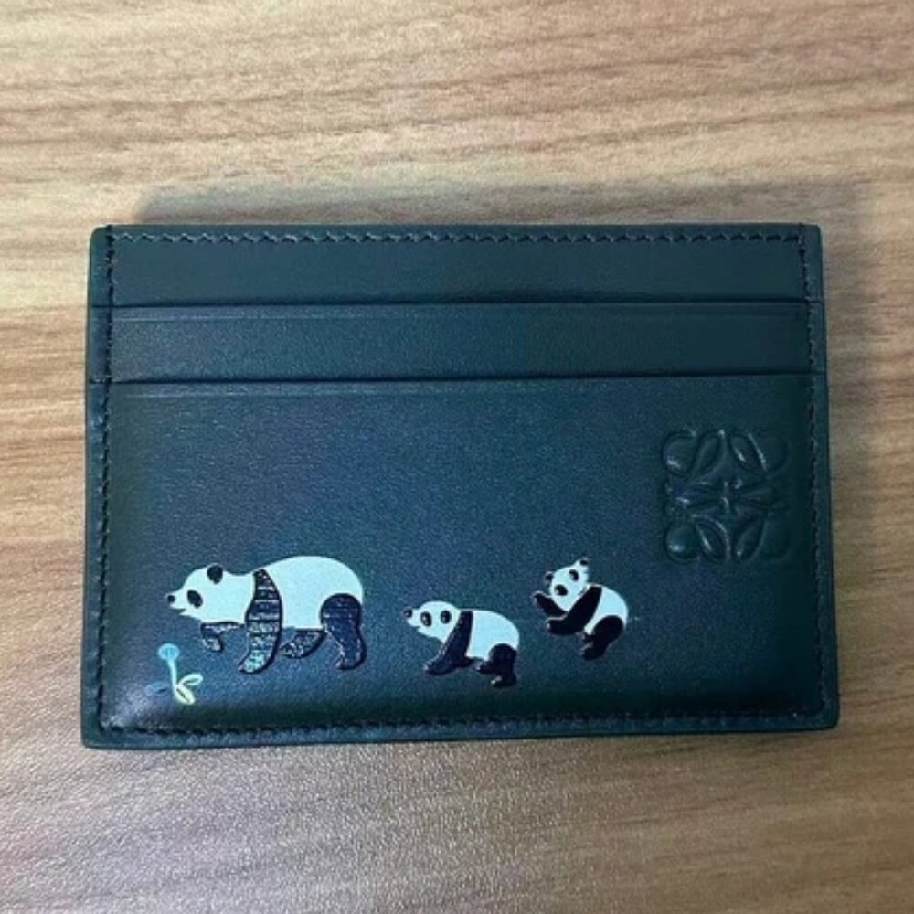 Loewe Suna Fujita Panda Card Holder